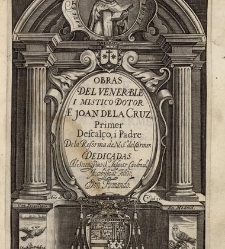 Obras del venerable y mistico Dotor F. Joan de la Cruz,(1629) document 442916