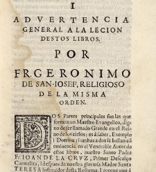 Obras del venerable y mistico Dotor F. Joan de la Cruz,(1629) document 442920