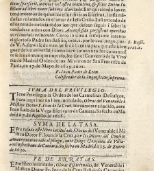 Obras del venerable y mistico Dotor F. Joan de la Cruz,(1629) document 442936