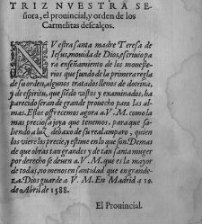 Los libros de la Madre Teresa de Jes&uacute;s(1588) document 443927