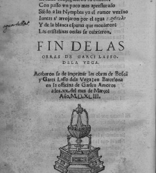Las obras de Juan Bosc&aacute;n y algunas de Gracilasso de la Vega document 485444