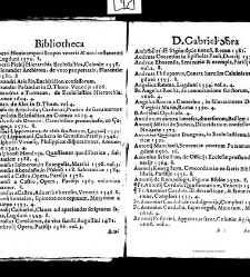 Bibliotheca doctoris Gabrielis Sora... - - : incipiens a cognominibus auctorum frequ¯eter citari solitis, interdum à nominibus quandoq à fedibus materiarum, ordine alphabetico congesta... martij 1618(1618) document 543254