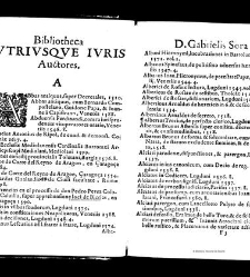 Bibliotheca doctoris Gabrielis Sora... - - : incipiens a cognominibus auctorum frequ¯eter citari solitis, interdum à nominibus quandoq à fedibus materiarum, ordine alphabetico congesta... martij 1618(1618) document 543275