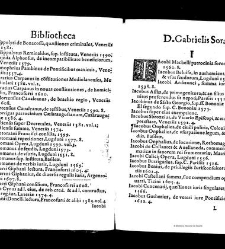 Bibliotheca doctoris Gabrielis Sora... - - : incipiens a cognominibus auctorum frequ¯eter citari solitis, interdum à nominibus quandoq à fedibus materiarum, ordine alphabetico congesta... martij 1618(1618) document 543293