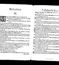 Bibliotheca doctoris Gabrielis Sora... - - : incipiens a cognominibus auctorum frequ¯eter citari solitis, interdum à nominibus quandoq à fedibus materiarum, ordine alphabetico congesta... martij 1618(1618) document 543299