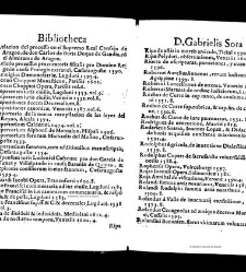 Bibliotheca doctoris Gabrielis Sora... - - : incipiens a cognominibus auctorum frequ¯eter citari solitis, interdum à nominibus quandoq à fedibus materiarum, ordine alphabetico congesta... martij 1618(1618) document 543307