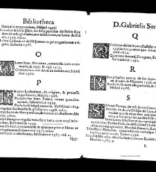 Bibliotheca doctoris Gabrielis Sora... - - : incipiens a cognominibus auctorum frequ¯eter citari solitis, interdum à nominibus quandoq à fedibus materiarum, ordine alphabetico congesta... martij 1618(1618) document 543317