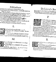 Bibliotheca doctoris Gabrielis Sora... - - : incipiens a cognominibus auctorum frequ&macr;eter citari solitis, interdum &agrave; nominibus quandoq &agrave; fedibus materiarum, ordine alphabetico congesta... martij 1618(1618) document 543324