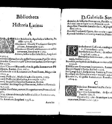 Bibliotheca doctoris Gabrielis Sora... - - : incipiens a cognominibus auctorum frequ¯eter citari solitis, interdum à nominibus quandoq à fedibus materiarum, ordine alphabetico congesta... martij 1618(1618) document 543328