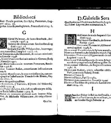 Bibliotheca doctoris Gabrielis Sora... - - : incipiens a cognominibus auctorum frequ¯eter citari solitis, interdum à nominibus quandoq à fedibus materiarum, ordine alphabetico congesta... martij 1618(1618) document 543340