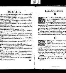 Bibliotheca doctoris Gabrielis Sora... - - : incipiens a cognominibus auctorum frequ¯eter citari solitis, interdum à nominibus quandoq à fedibus materiarum, ordine alphabetico congesta... martij 1618(1618) document 543348