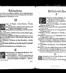 Bibliotheca doctoris Gabrielis Sora... - - : incipiens a cognominibus auctorum frequ¯eter citari solitis, interdum à nominibus quandoq à fedibus materiarum, ordine alphabetico congesta... martij 1618(1618) document 543349