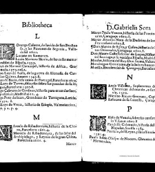 Bibliotheca doctoris Gabrielis Sora... - - : incipiens a cognominibus auctorum frequ¯eter citari solitis, interdum à nominibus quandoq à fedibus materiarum, ordine alphabetico congesta... martij 1618(1618) document 543352