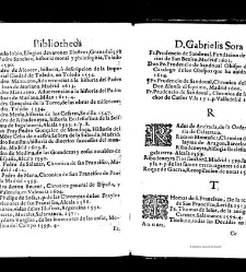 Bibliotheca doctoris Gabrielis Sora... - - : incipiens a cognominibus auctorum frequ¯eter citari solitis, interdum à nominibus quandoq à fedibus materiarum, ordine alphabetico congesta... martij 1618(1618) document 543353