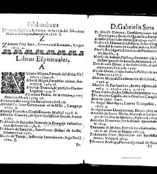 Bibliotheca doctoris Gabrielis Sora... - - : incipiens a cognominibus auctorum frequ¯eter citari solitis, interdum à nominibus quandoq à fedibus materiarum, ordine alphabetico congesta... martij 1618(1618) document 543365