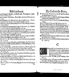 Bibliotheca doctoris Gabrielis Sora... - - : incipiens a cognominibus auctorum frequ¯eter citari solitis, interdum à nominibus quandoq à fedibus materiarum, ordine alphabetico congesta... martij 1618(1618) document 543367