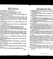 Bibliotheca doctoris Gabrielis Sora... - - : incipiens a cognominibus auctorum frequ¯eter citari solitis, interdum à nominibus quandoq à fedibus materiarum, ordine alphabetico congesta... martij 1618(1618) document 543373