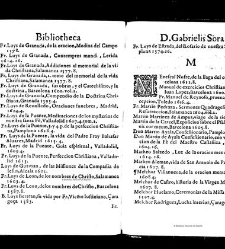 Bibliotheca doctoris Gabrielis Sora... - - : incipiens a cognominibus auctorum frequ¯eter citari solitis, interdum à nominibus quandoq à fedibus materiarum, ordine alphabetico congesta... martij 1618(1618) document 543375