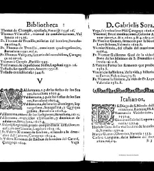 Bibliotheca doctoris Gabrielis Sora... - - : incipiens a cognominibus auctorum frequ¯eter citari solitis, interdum à nominibus quandoq à fedibus materiarum, ordine alphabetico congesta... martij 1618(1618) document 543379