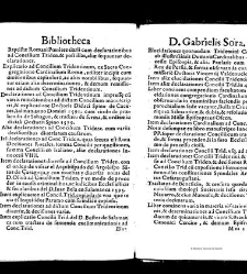 Bibliotheca doctoris Gabrielis Sora... - - : incipiens a cognominibus auctorum frequ¯eter citari solitis, interdum à nominibus quandoq à fedibus materiarum, ordine alphabetico congesta... martij 1618(1618) document 543390