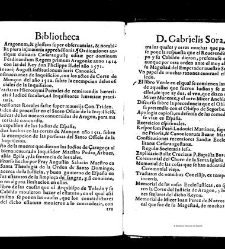 Bibliotheca doctoris Gabrielis Sora... - - : incipiens a cognominibus auctorum frequ¯eter citari solitis, interdum à nominibus quandoq à fedibus materiarum, ordine alphabetico congesta... martij 1618(1618) document 543395