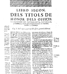 Summari, index o Epitome dels admirables y nobilissims titols de honor de Cathalunya, Rossello y Cerdanya y de les gracies, privilegis, perrogatiues, preheminencies, llibertats e immunitats gosan segons les propies y naturals lleys... -(1628) document 543539