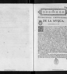 M&uacute;sica universal &oacute; principios universales de la m&uacute;sica(1717) document 546926