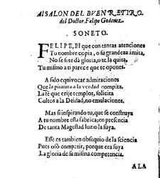 Elogios al Palacio Real del Buen Retiro(1635) document 548941