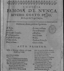 Parte veinte y dos de las comedias del Fénix de España… y las mejores que hasta ahora han salido… Zaragoza, P. Verges-J. Ginobart, 1630(1630) document 551273