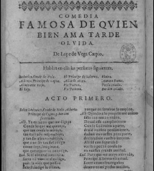 Parte veinte y dos de las comedias del Fénix de España… y las mejores que hasta ahora han salido… Zaragoza, P. Verges-J. Ginobart, 1630(1630) document 551490