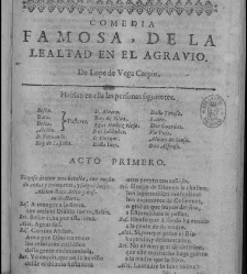 Parte veinte y dos de las comedias del Fénix de España… y las mejores que hasta ahora han salido… Zaragoza, P. Verges-J. Ginobart, 1630(1630) document 551661