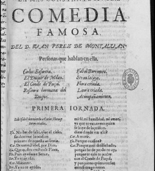 Doze comedias las mas grandiosas que asta aora han salido de los meiores, y mas insignes poetas: segunda parte ... Lisboa: Pablo Craesbeeck, a costa de Iuan Leite Pereira ..., 1647.(1647) document 551812