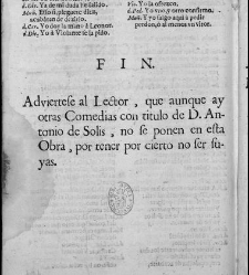 Comedias de Don Antonio de Solis, Madrid, Melchor Álvarez/Justo Antonio de Logroño, 1681(1681) document 577020