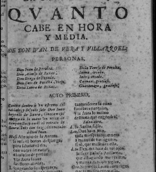 Enc. pasta -- La primera comedia, excepto las h. 11 a 14, es de otra composición tipográfica y, en h. 1 no consta ""Dedicala à la Hermandad del Glorioso Santo. Representòla Escamilla año de 1678"" Parte XLVI (1679)(1679) document 584037