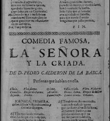 Enc. pasta -- La primera comedia, excepto las h. 11 a 14, es de otra composición tipográfica y, en h. 1 no consta ""Dedicala à la Hermandad del Glorioso Santo. Representòla Escamilla año de 1678"" Parte XLVI (1679)(1679) document 584248