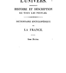France. Dictionnaire encyclop&eacute;dique(1843) document 99779