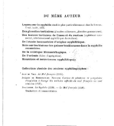 La syphilis du cerveau : leçons cliniques(1879) document 139743