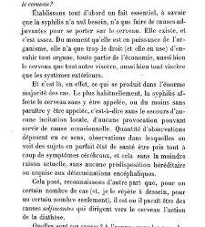 La syphilis du cerveau : le&ccedil;ons cliniques(1879) document 139753