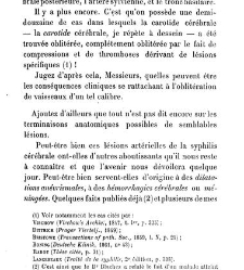 La syphilis du cerveau : le&ccedil;ons cliniques(1879) document 139792