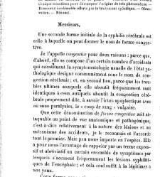 La syphilis du cerveau : le&ccedil;ons cliniques(1879) document 139847