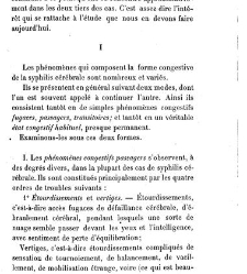 La syphilis du cerveau : le&ccedil;ons cliniques(1879) document 139848