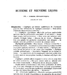 La syphilis du cerveau : leçons cliniques(1879) document 139933