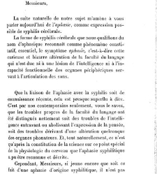 La syphilis du cerveau : le&ccedil;ons cliniques(1879) document 139984