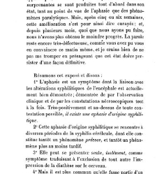 La syphilis du cerveau : leçons cliniques(1879) document 140009