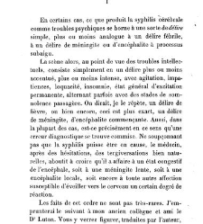 La syphilis du cerveau : le&ccedil;ons cliniques(1879) document 140043