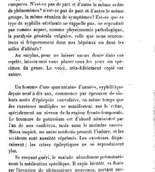 La syphilis du cerveau : le&ccedil;ons cliniques(1879) document 140088