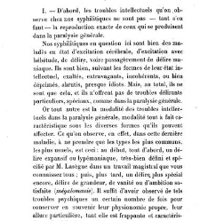 La syphilis du cerveau : le&ccedil;ons cliniques(1879) document 140095