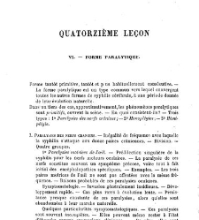 La syphilis du cerveau : le&ccedil;ons cliniques(1879) document 140107