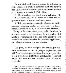 La syphilis du cerveau : le&ccedil;ons cliniques(1879) document 140115