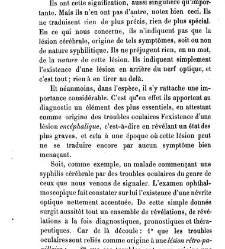 La syphilis du cerveau : le&ccedil;ons cliniques(1879) document 140143
